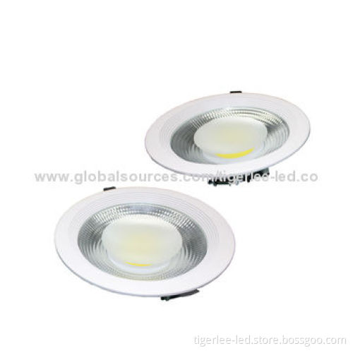 3W LED ceiling light with COB chip, CRI>80, AC100-240V, recessed mounted, CE, RoHS approvals